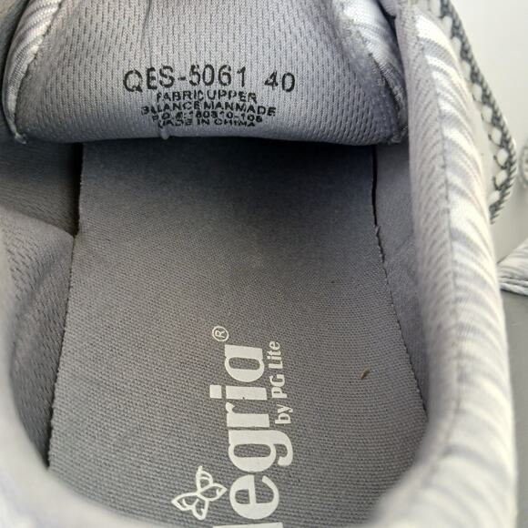 Alegria Traq Women's SZ 9.5 Qest Walking Shoe Style QES5061 Grey Slip Resistant - Picture 7 of 8